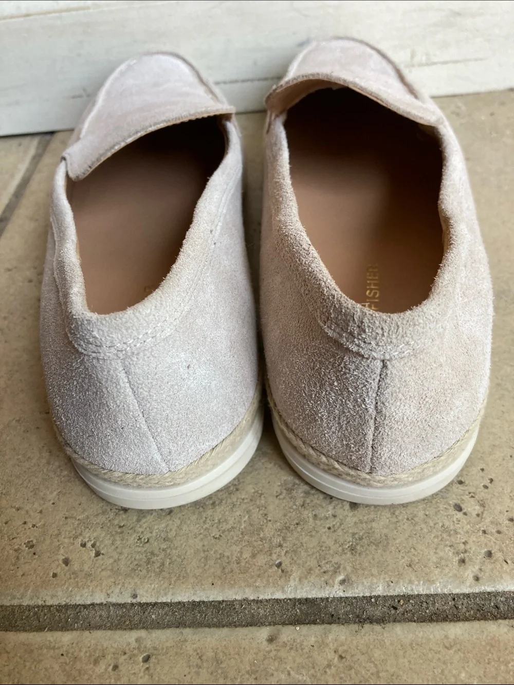 Marc Fisher tan suede loafers - Size 8